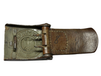 German Wehrmacht belt buckle with leather strap 1941
