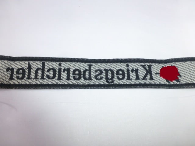 Mouwband XX Kriegsberichter