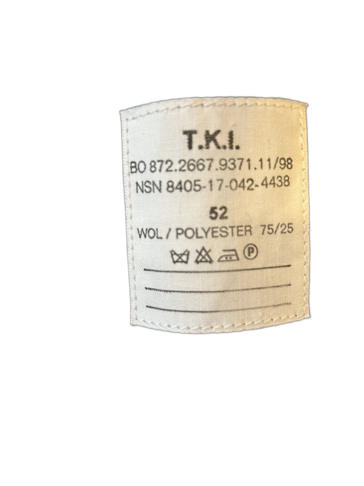 Tuniek KMAR Wachtmeester 1ste klas