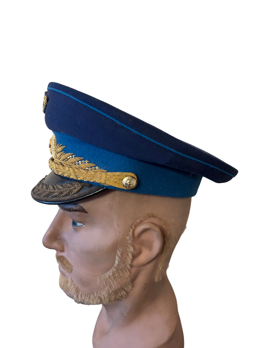 Coiffe d'officier de la Force aérienne russe rare