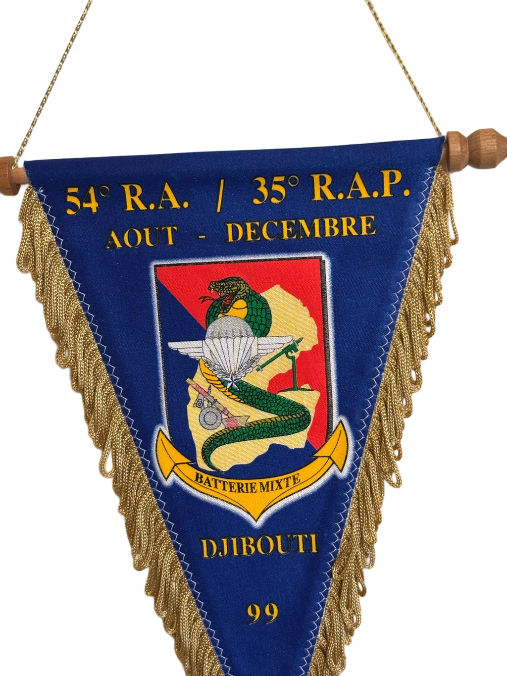 French military pennant Djibouti 1999
