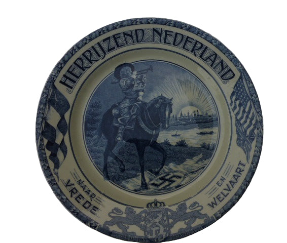 Herdenkings bord  Herrijzend Nederland