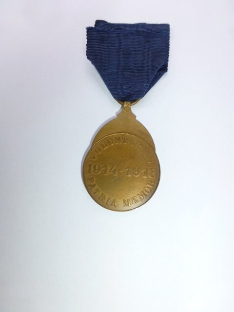 Médaille Combattant Volontaire  1914-1918
