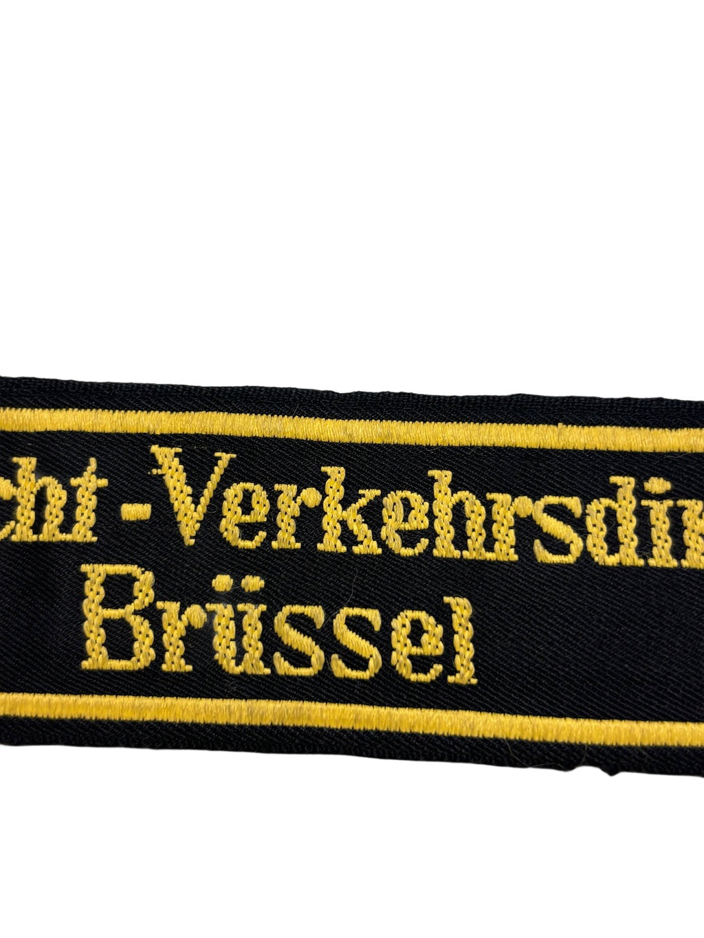 Bande de bras Wehrmacht-Verkehrsdirektion Brüssel Seconde Guerre mondiale