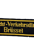 Bande de bras Wehrmacht-Verkehrsdirektion Brüssel Seconde Guerre mondiale