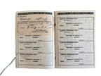 Carnet de membre du DAF - Deutsche Arbeitsfront 1944