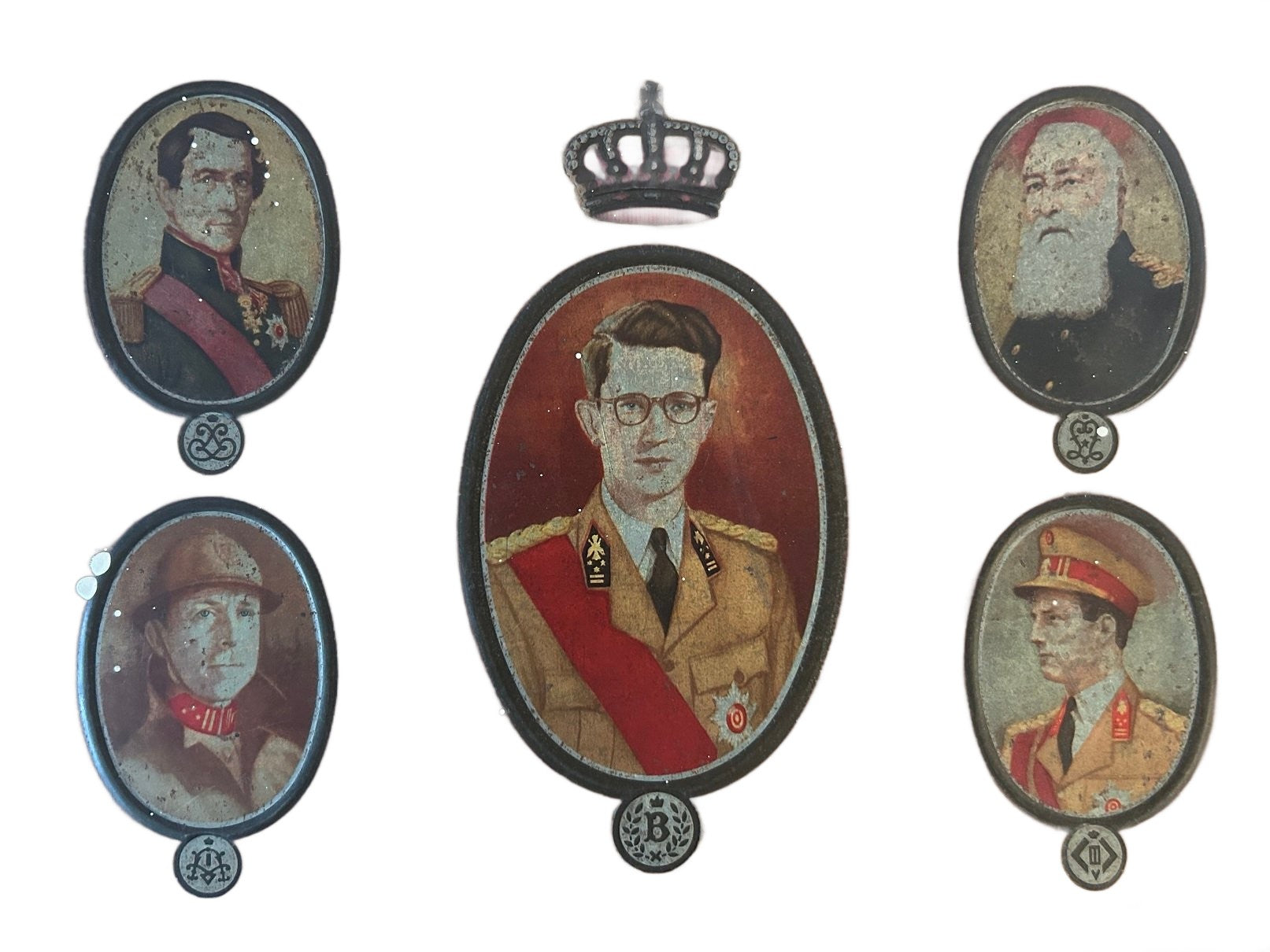 Koekblik Belgische Koningen