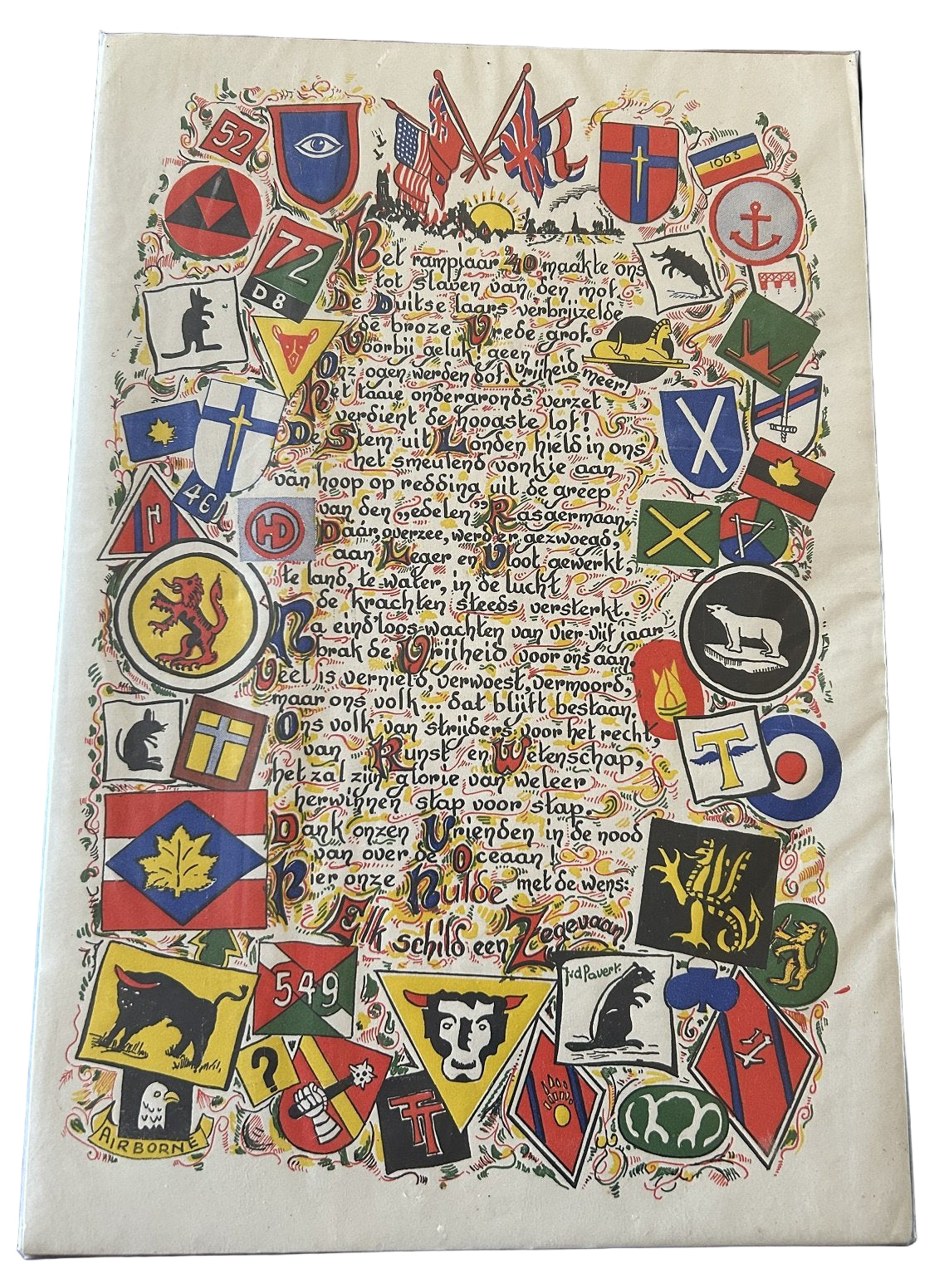 Oorkonde Bevrijding Nederland