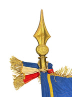 Zeldzame Frans zijden veteranenvaandel - Poilus d’Orient & T.O.E. - Couhé-Vérac, Vienne WW1