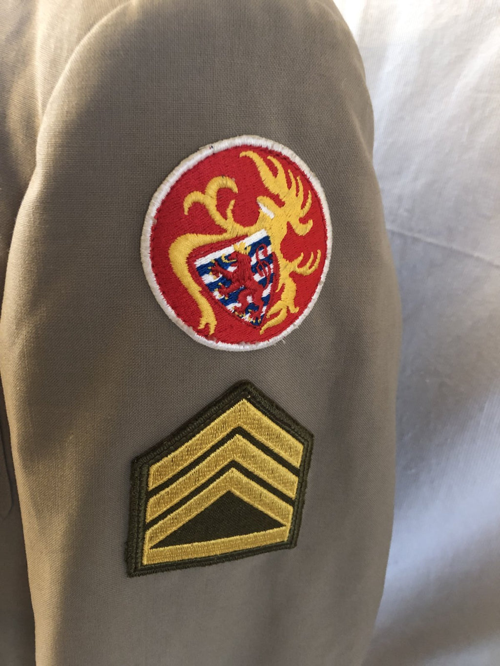 Luxemburg militaire  tuniek jaren 60-70