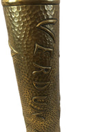 Paar koperen Franse bewerkten hulzen 1916-1917