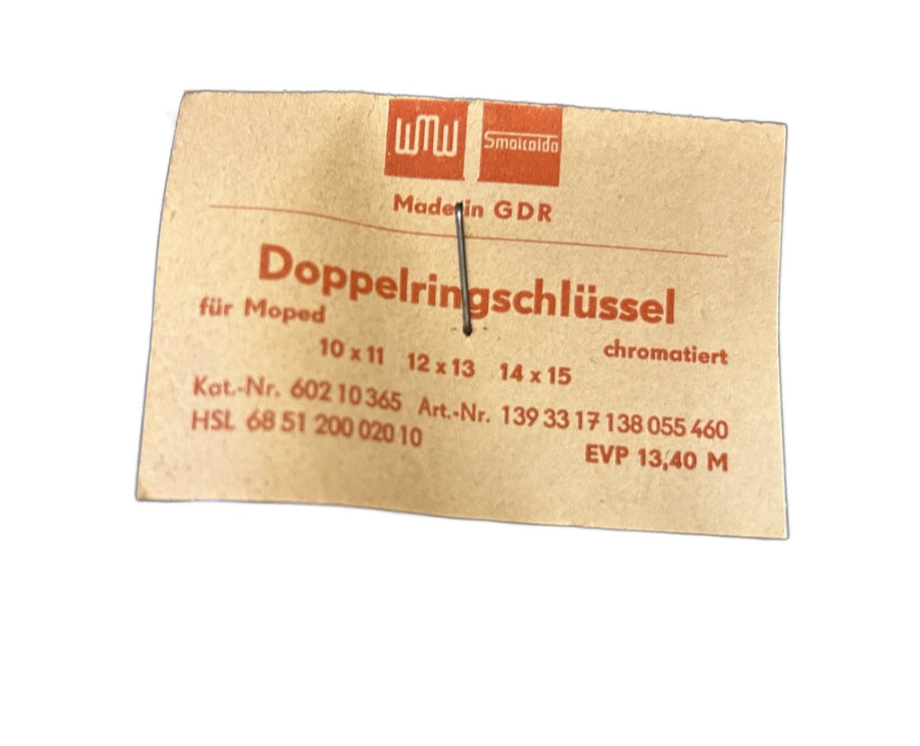 DDR Doppelringschlüssel set
