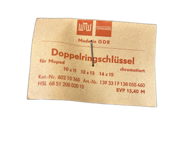 DDR Doppelringschlüssel set hover image