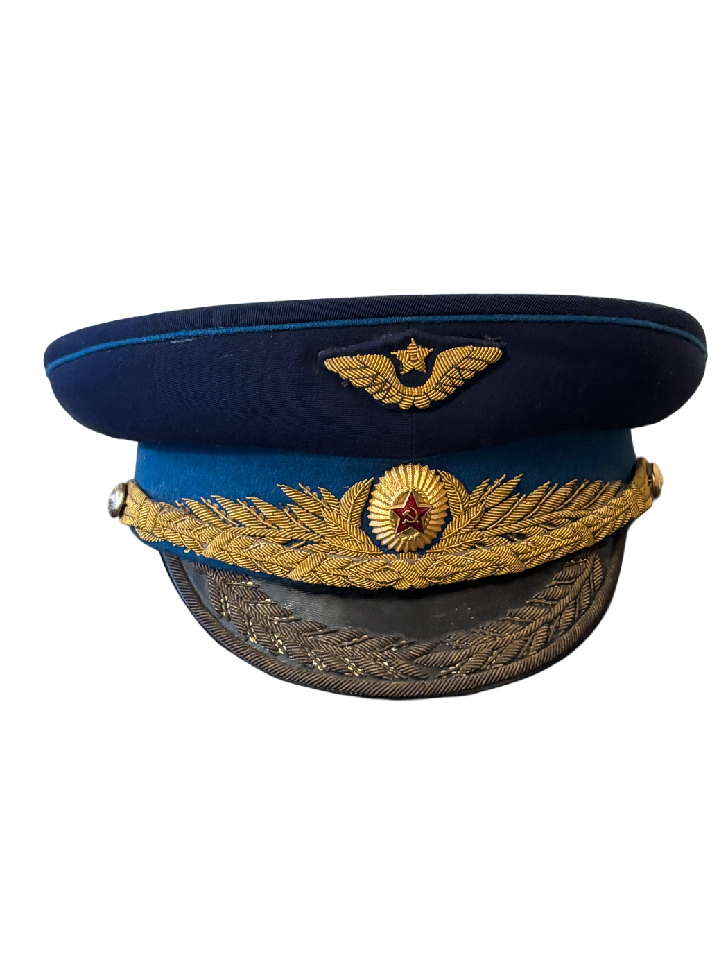 Coiffe d'officier de la Force aérienne russe rare