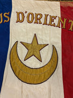 Zeldzame Frans zijden veteranenvaandel - Poilus d’Orient & T.O.E. - Couhé-Vérac, Vienne WW1