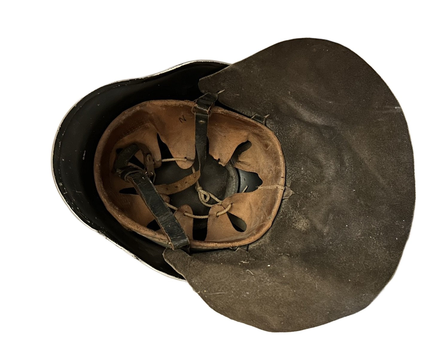 Duitse Feuerwehr helm  aluminum/verchroomd, jaren  60