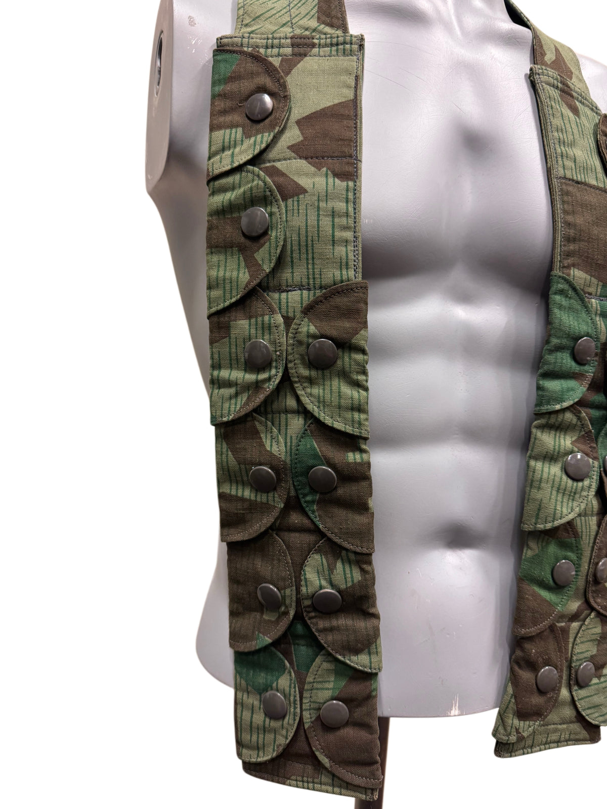 Luftwaffe Fallschirmjäger K98 Patronenbandolier Splittertarn WW2