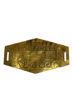 Dutch bicycle tax plate from 1936–1937