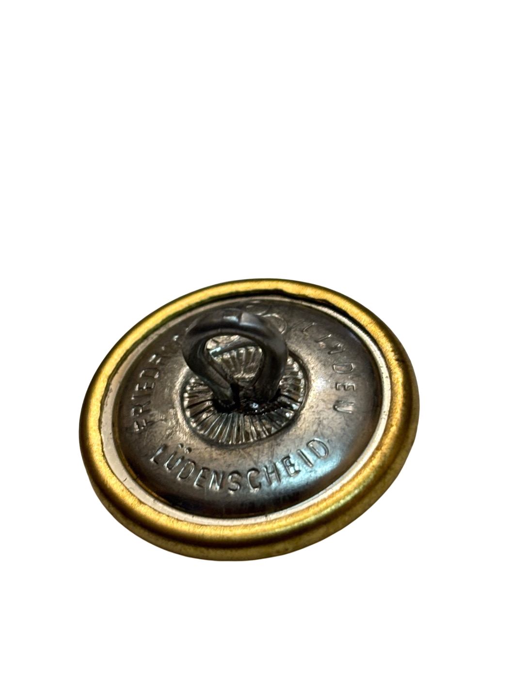 Wehrmacht uniformknoop 20mm - Friedrich Linden Lüdenscheid FLL