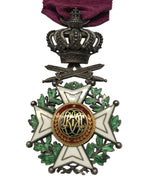 Belgische medaille Leopold 1  orde met zwaarden