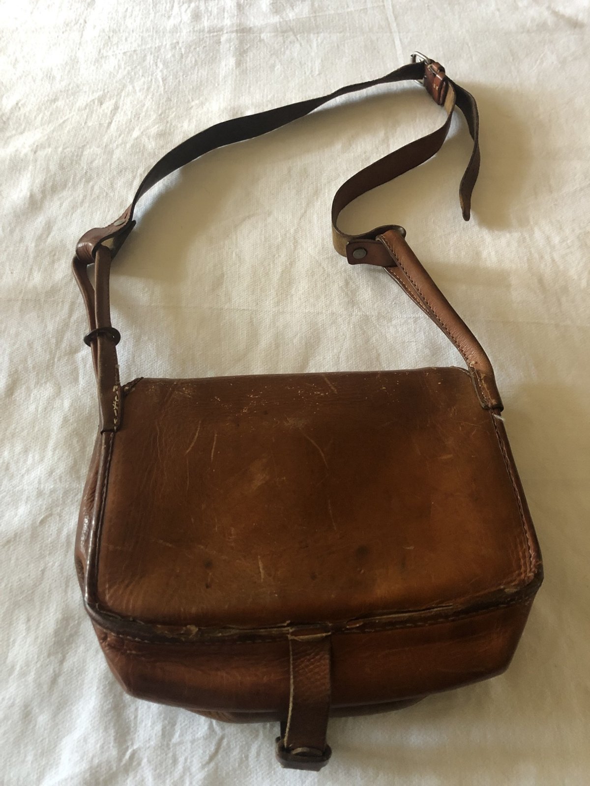 Lederen schoudertas VHK wo2