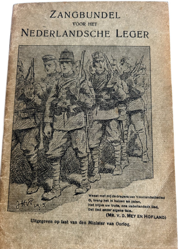Zangbundel voor het Nederlandsche leger hover image