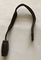 Bruin lederen sabelkwast