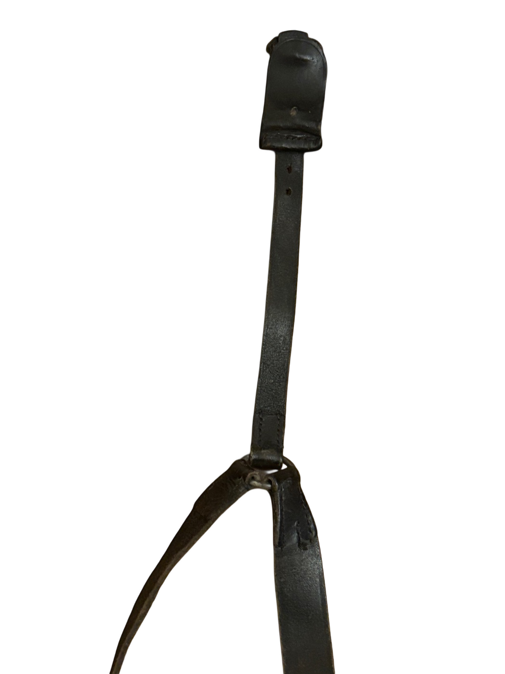 Fallschirmjäger leather y-strap