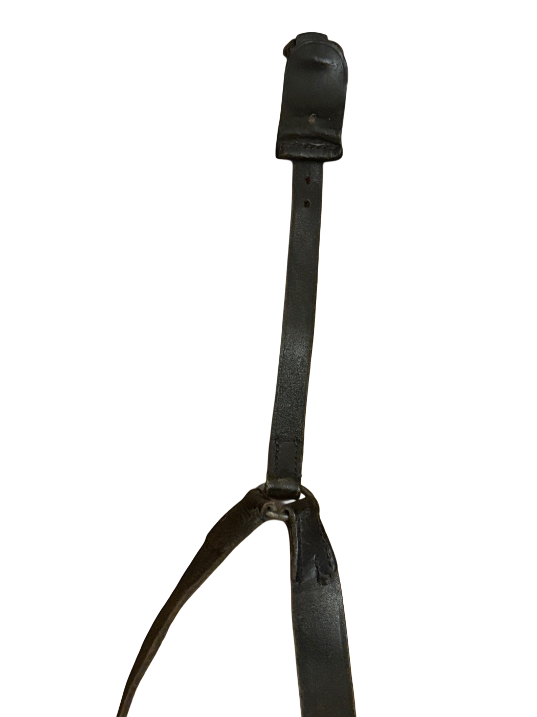 Fallschirmjäger leather y-strap