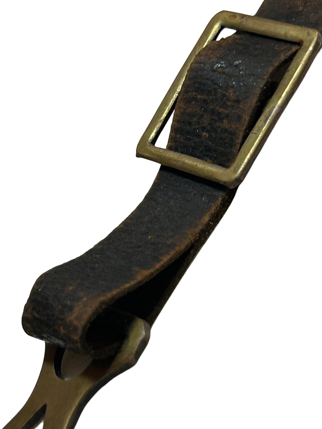 Pickelhaube leather helmet strap