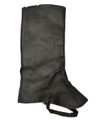 1 Zwart lederen beenkap wo2