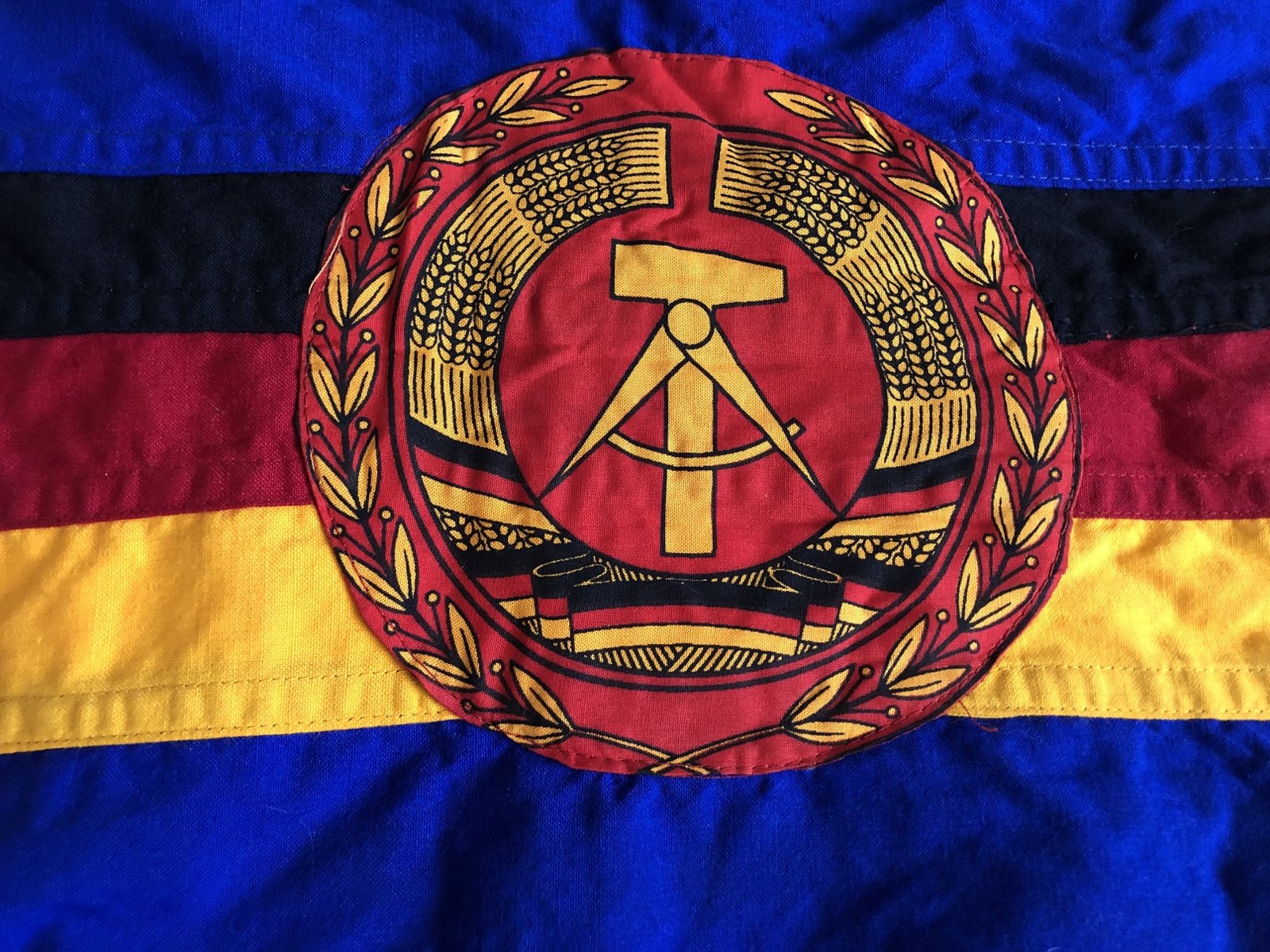 NVA Volksmarine fahne voor sloep