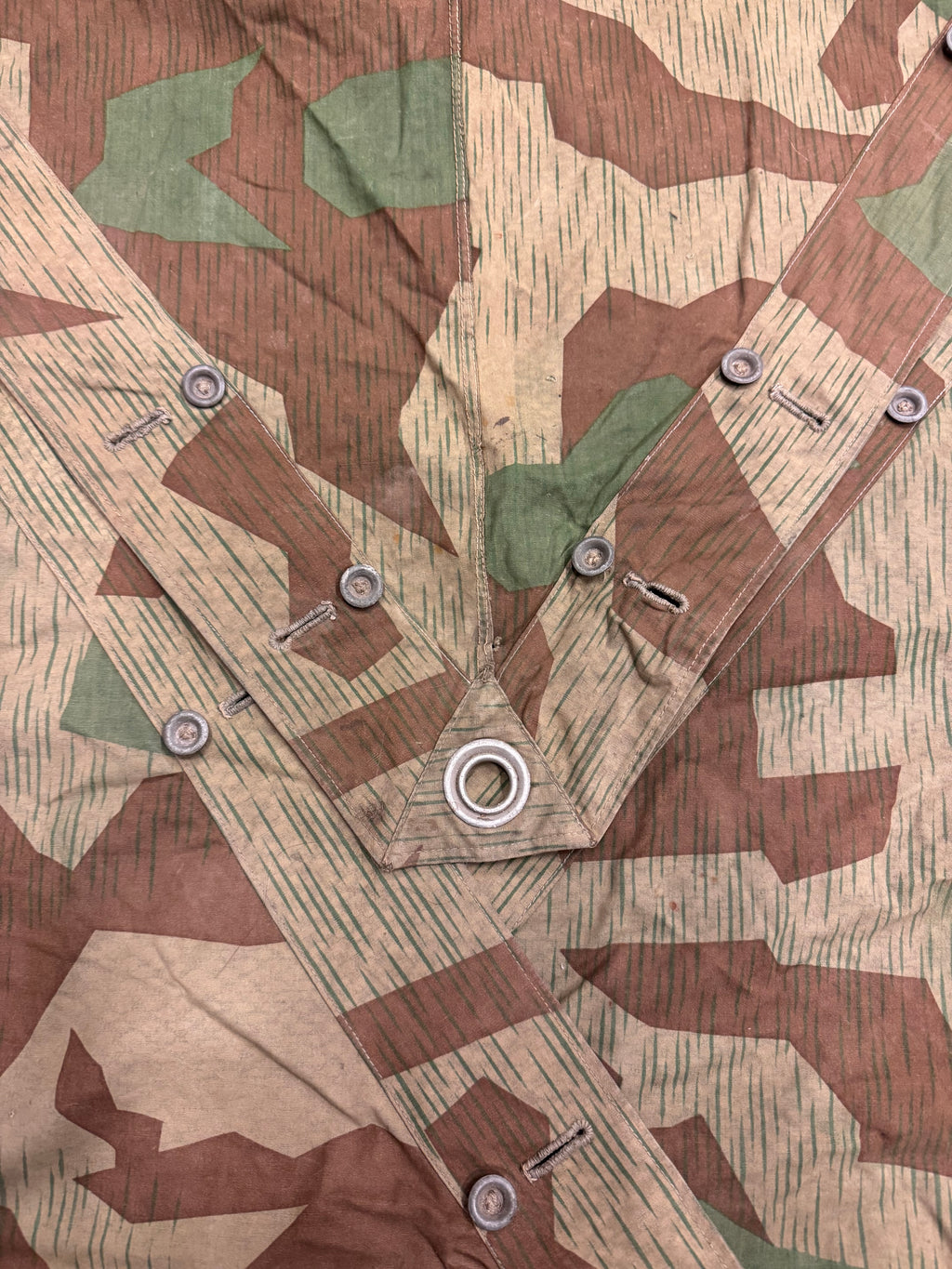 Original German Wehrmacht M31 Splittertarn camouflage shelter quarter