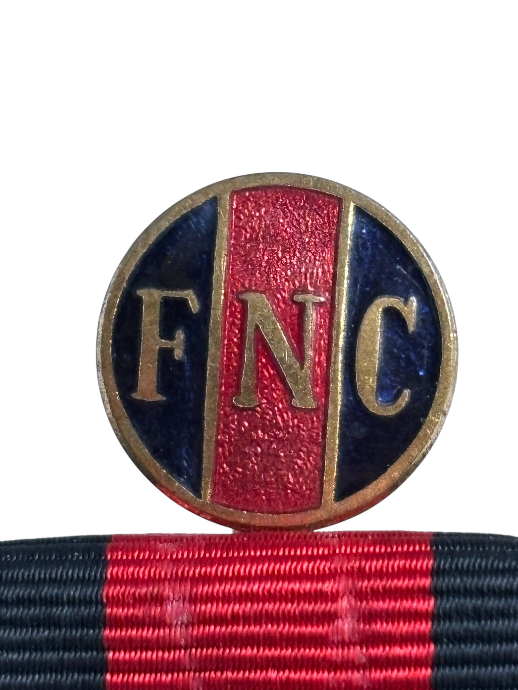 Belgische oud-strijdersmedaille met speld F.N.C.