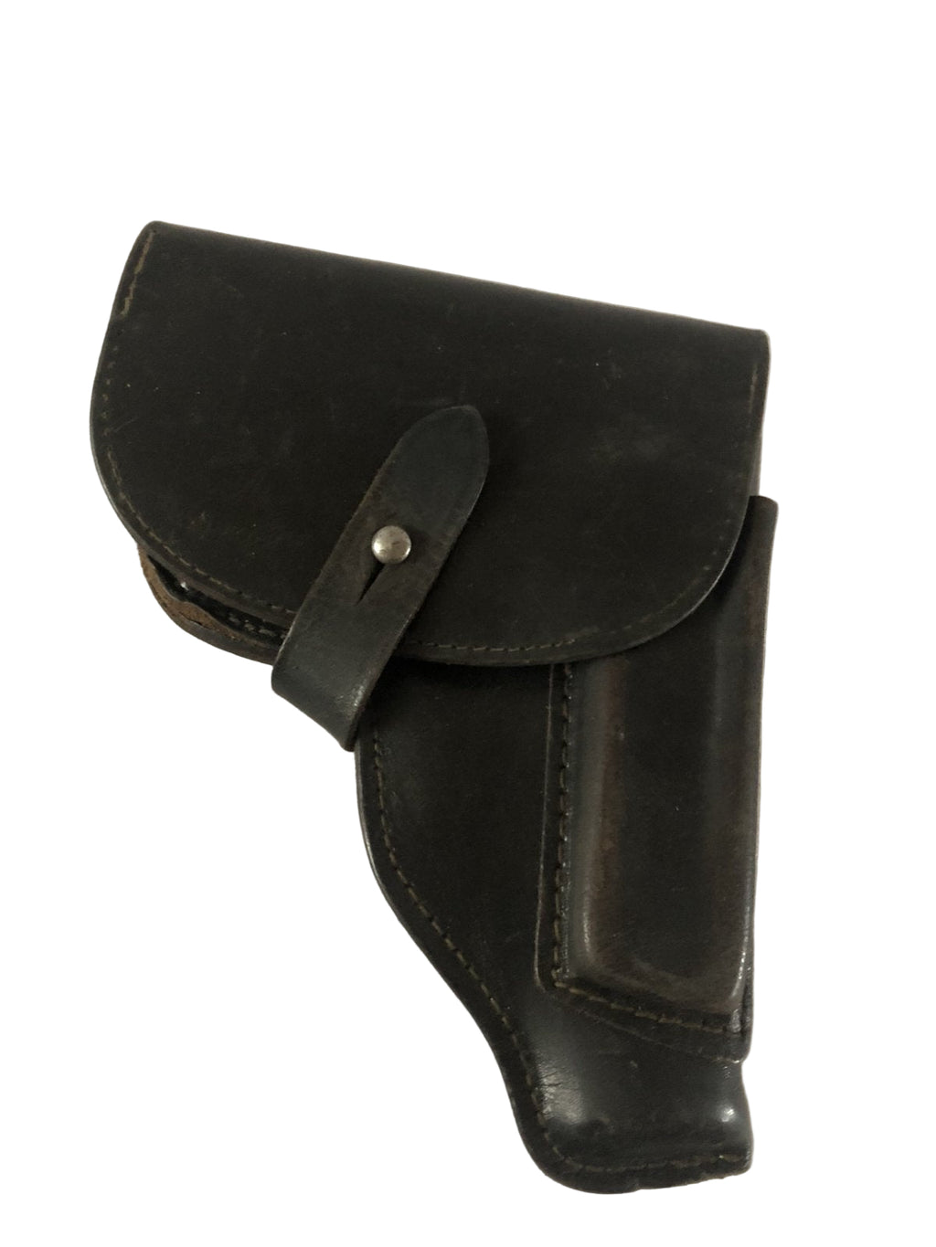 Zwart lederen holster