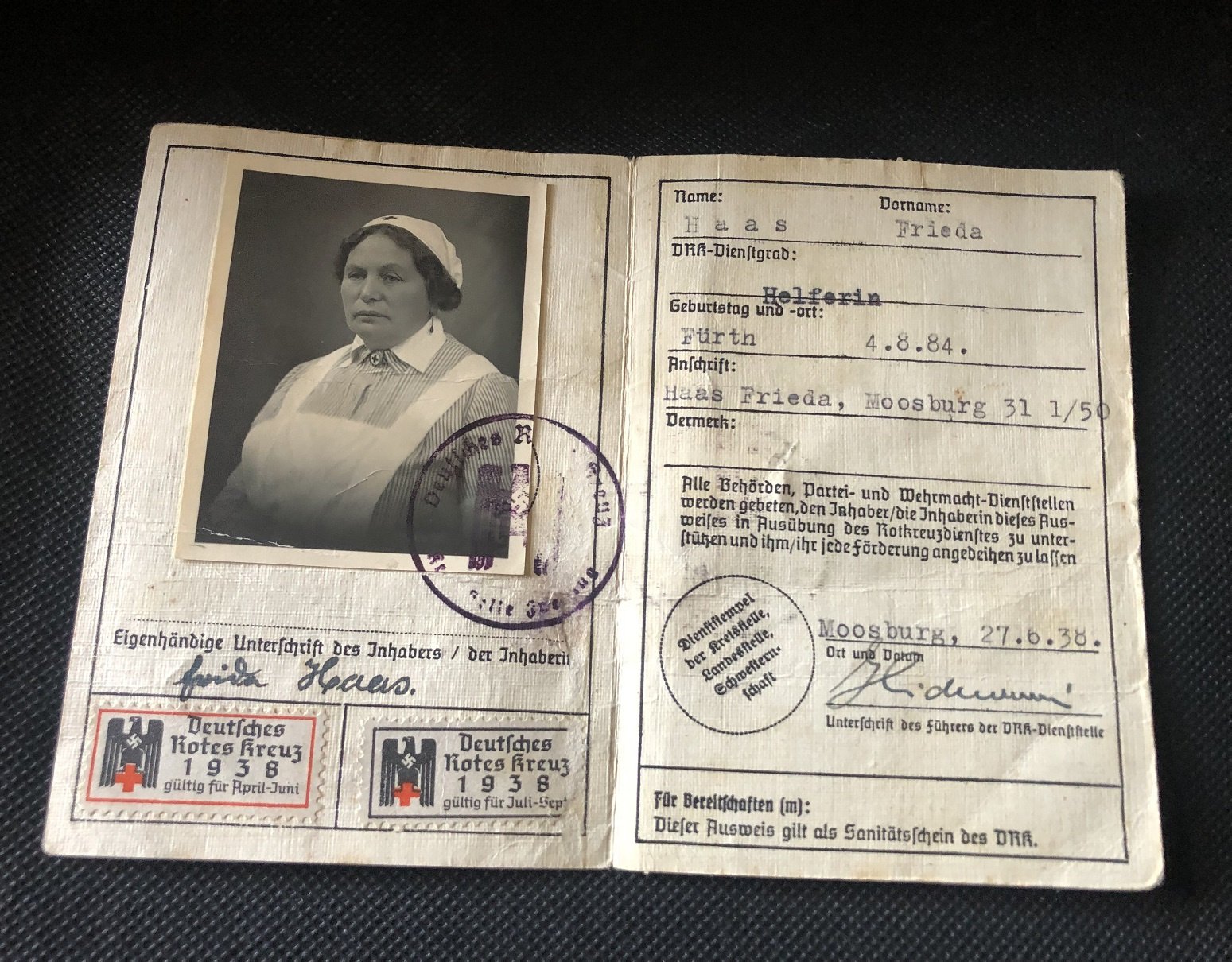 Deutsches Rotes Kreuz Personal Ausweis