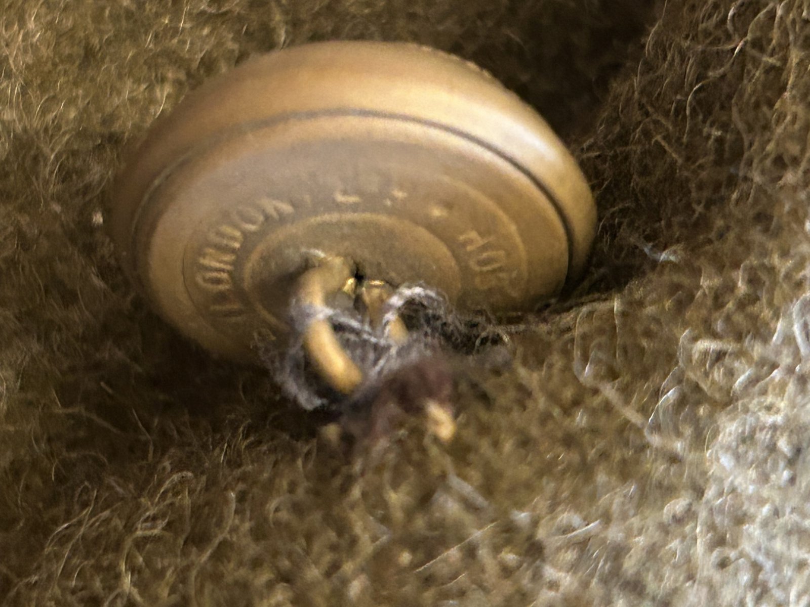 Wollen wintermantel Mariniers   -Uit de 40er jaren