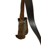Fallschirmjäger leather y-strap