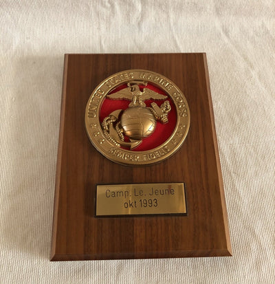 Wandschild Camp Lejeune