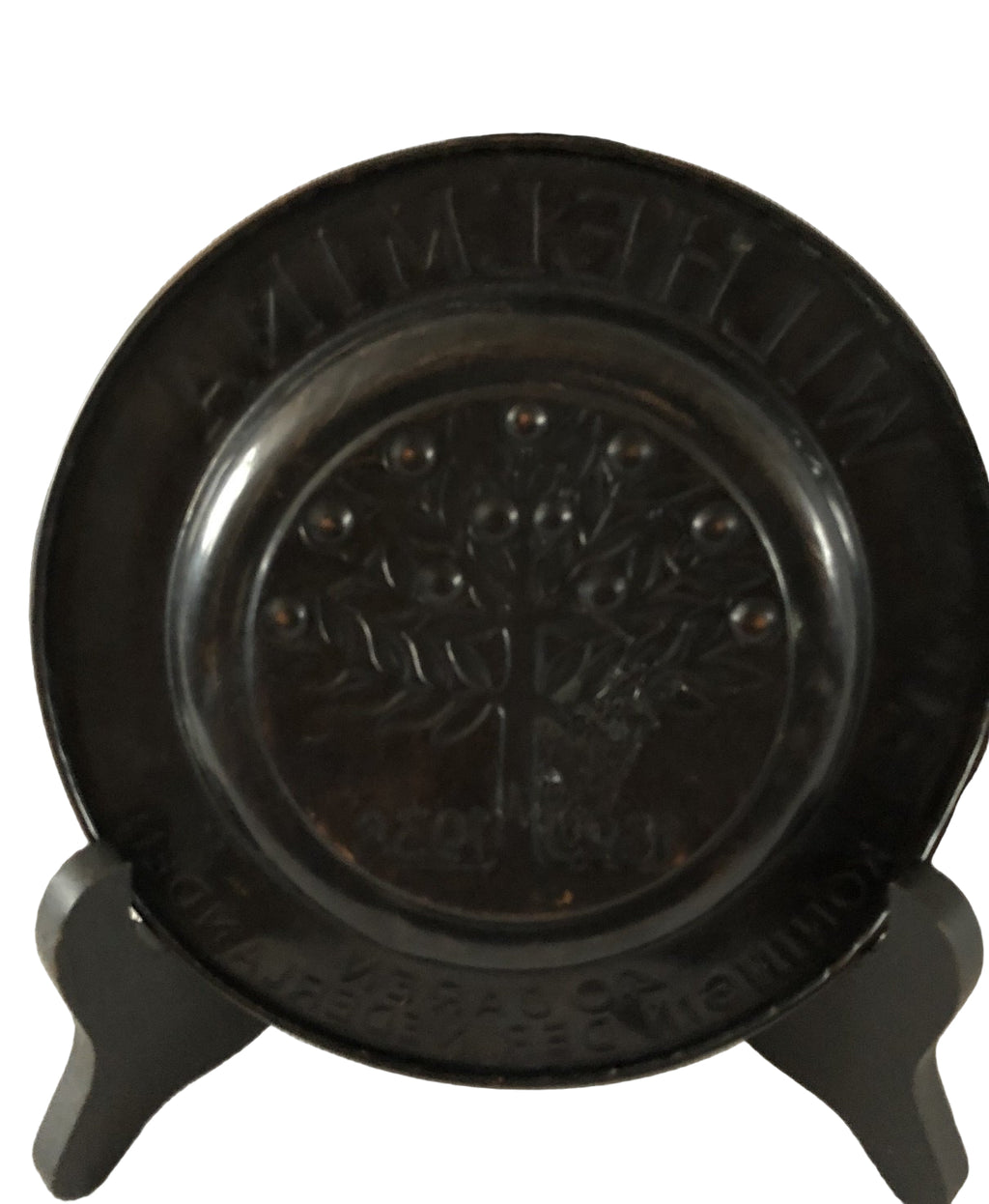 Metalen bordje Wilhelmina Koningin der Nederlanden