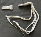 Witte epauletten +nestel