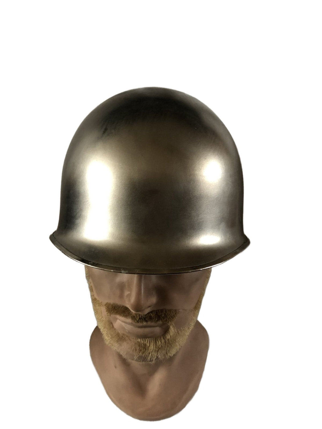 Verchroomde Nato helm
