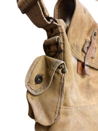 ANP Franse gasmaskertas met masker en filter WO2 1939