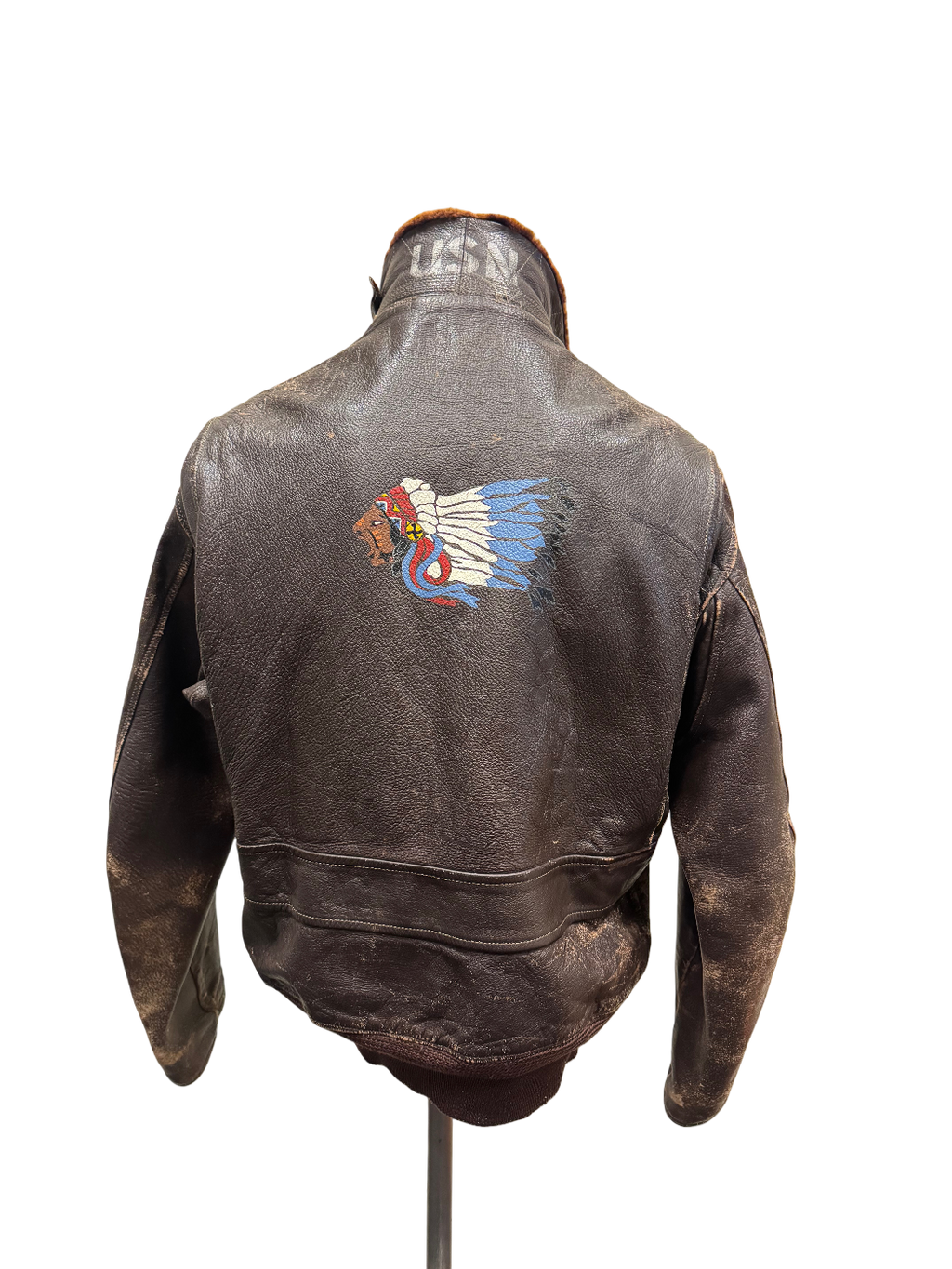 US Navy G-1 Leren Vliegerjack Korea-oorlogperiode