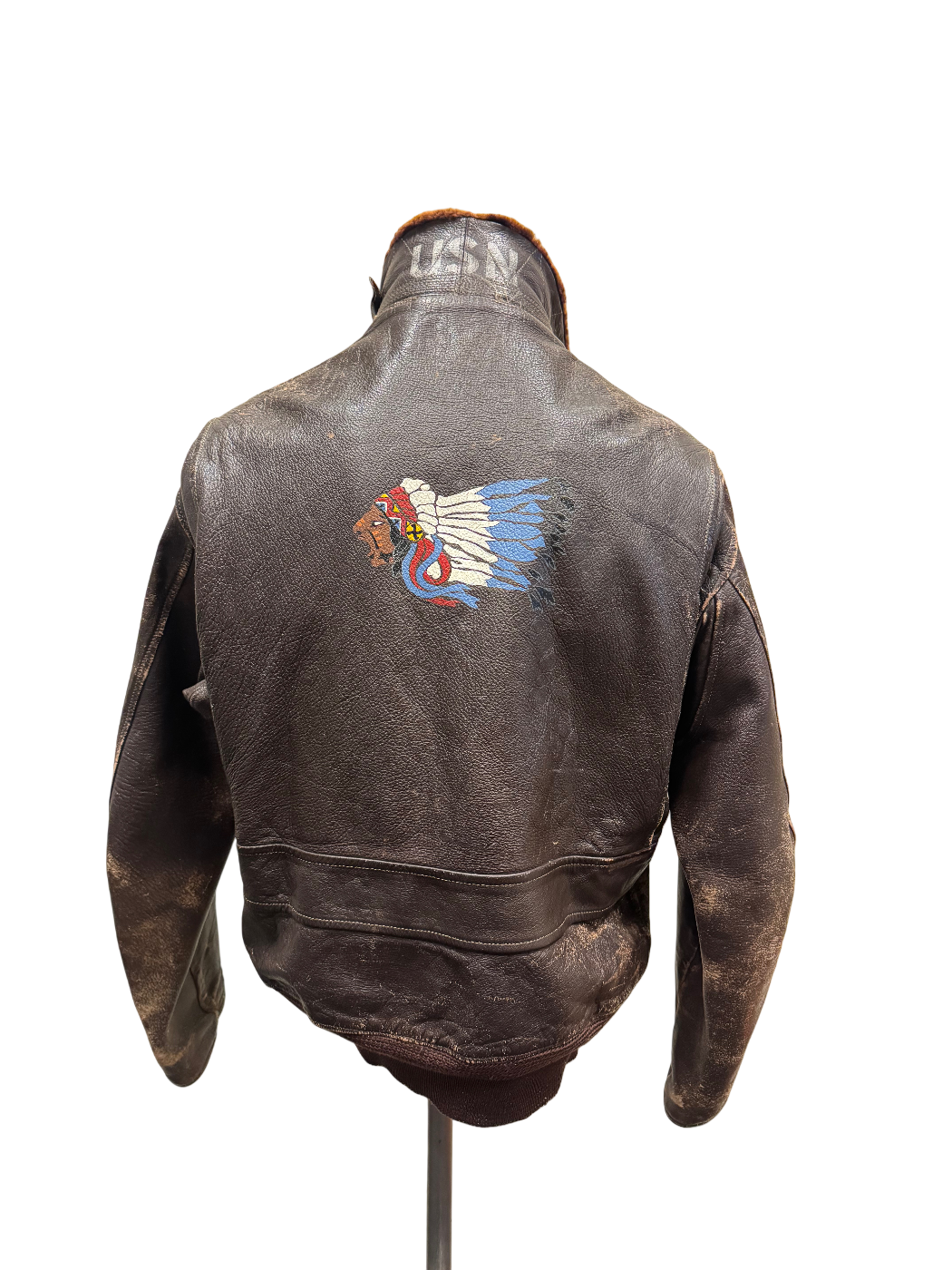 US Navy G-1 Leren Vliegerjack Korea-oorlogperiode