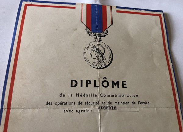 Diplome Commemorative  Afrique du Nord hover image