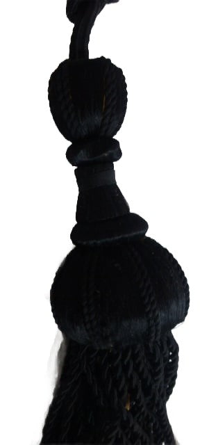 Zwarte kwast gebruikt bij  begrafenis