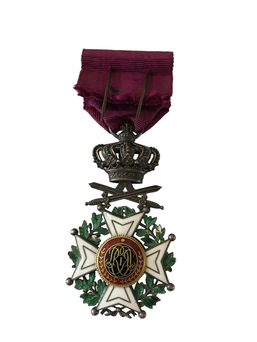 Belgische medaille Leopold 1  orde met zwaarden