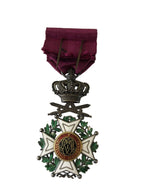Belgische medaille Leopold 1  orde met zwaarden