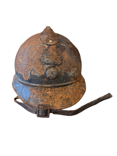 Casque Adrian Infanterie mdl 1915 met binnenwerk